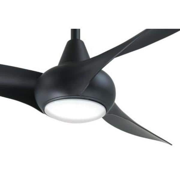 MINKA-AIRE Light Wave 52 in. Integrated LED Indoor Coal Ceiling 