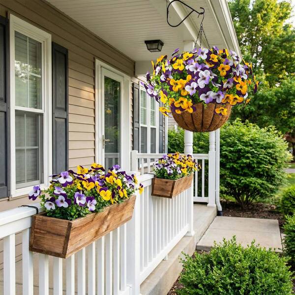 フラワー・ガーデニング Botanize SEN M size type B 18.9 in. Multi-Colored Other Indoor/Outdoor Hanging Artificial