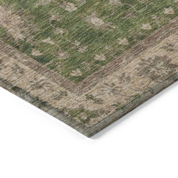 Chantille Machine Washable Indoor/Outdoor Abstract ACN1739 Aloe 2 ft. x 3 ft. Accent Rug