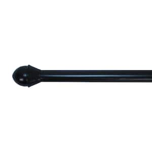 48 in. - 84 in. L 5/8 in. Standard Cafe Single Curtain Rod in Oil Rubbed Bronze