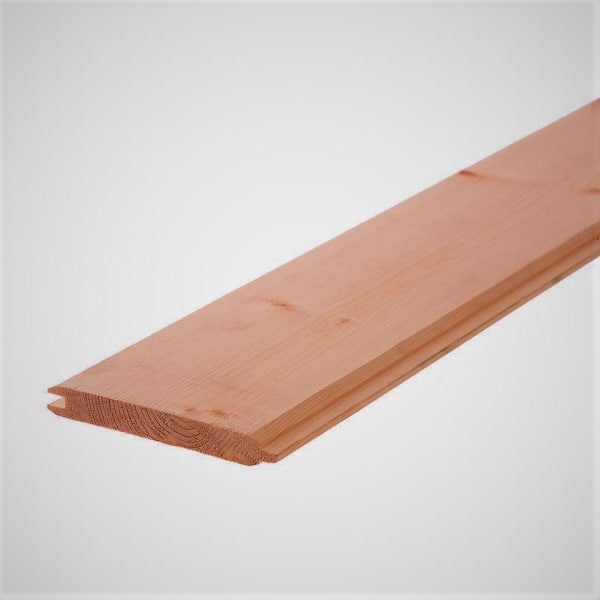Unbranded 1 in. x 6 in. x 6 ft. Douglas Fir Tongue and Groove Common Siding Plank (6-Pack)