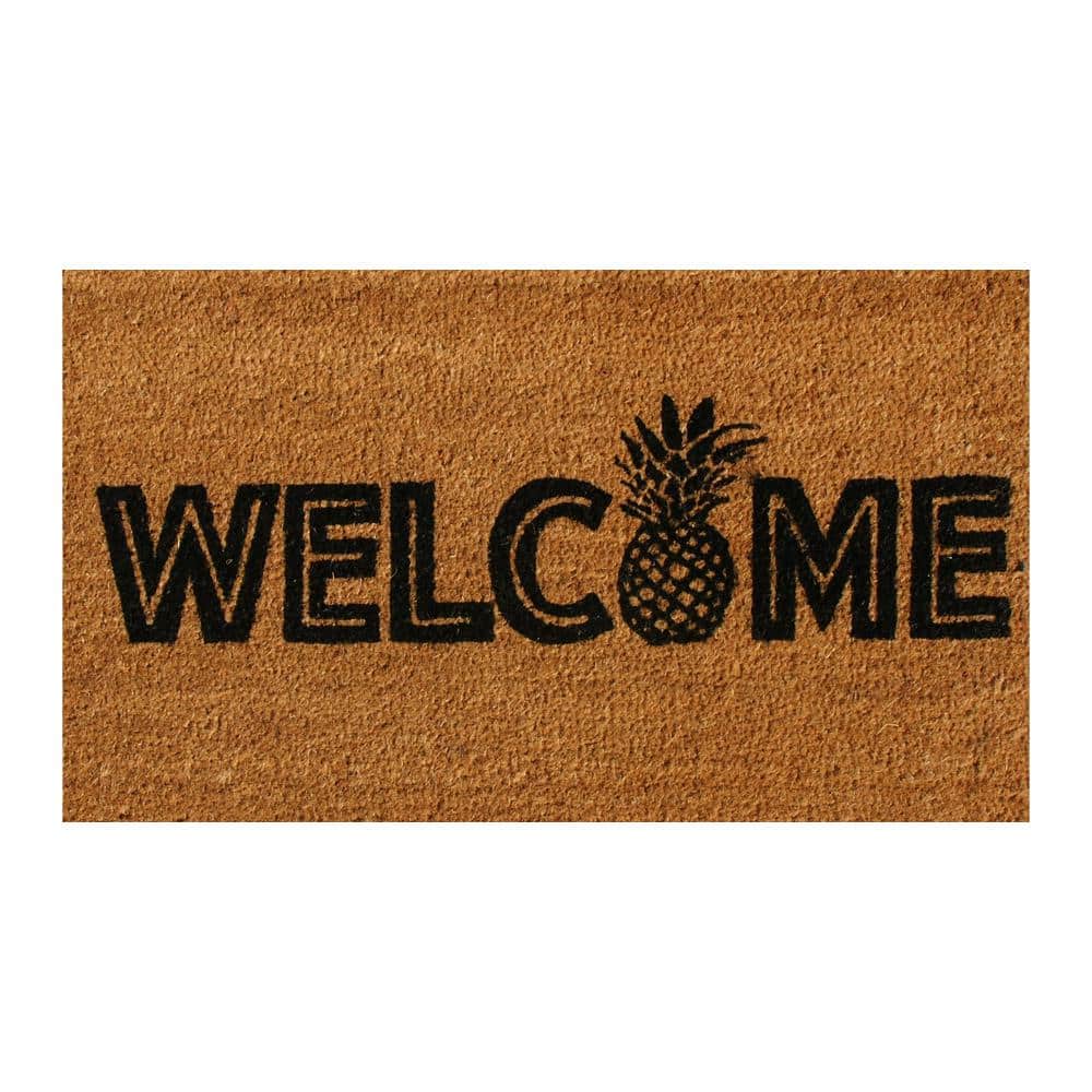 Welcome to the Luau 18 in. X 30 in. Natural Coir Pineapple Doormat price history on PriceWatchPro