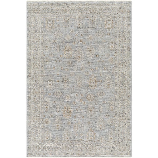 Livabliss Avant Garde Gray Traditional 5 ft. x 7 ft. Indoor Area Rug