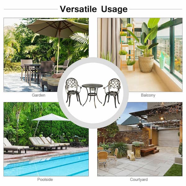 Pool discount bistro set