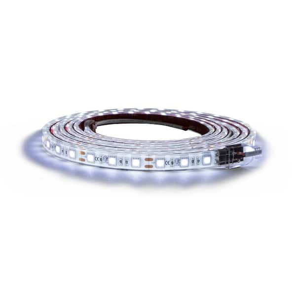 Buyers Products Company 108 Clear Cool LED Strip Light 3M Adhesive Back - The Home Depot