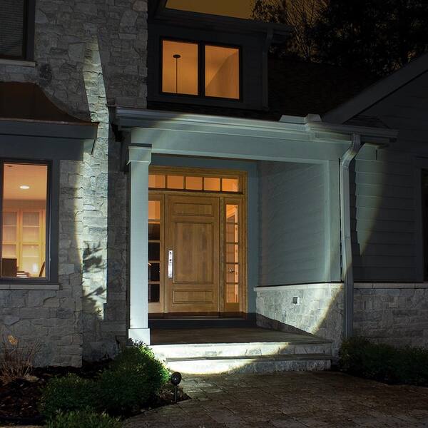 Mr Beams - Outdoor 140 Lumen Battery Powered Motion Activated Integrated LED Spotlight, Brown