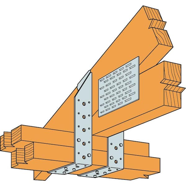 Simpson Strong Tie H16 18 Gauge Galvanized Hurricane Tie H16 The Home Depot