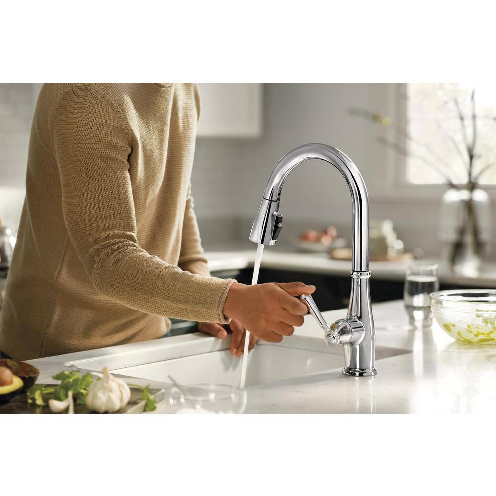 Elmhurst Chrome Single-Handle Pull-Down Kitchen Faucet