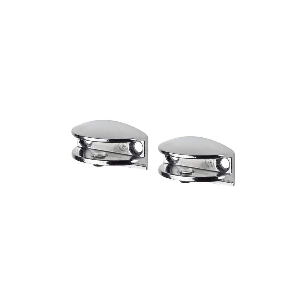 UPC 816658010595 product image for FLIC Chrome Metal Shelf Bracket for 1/4 - 5/16 in. H Shelves | upcitemdb.com
