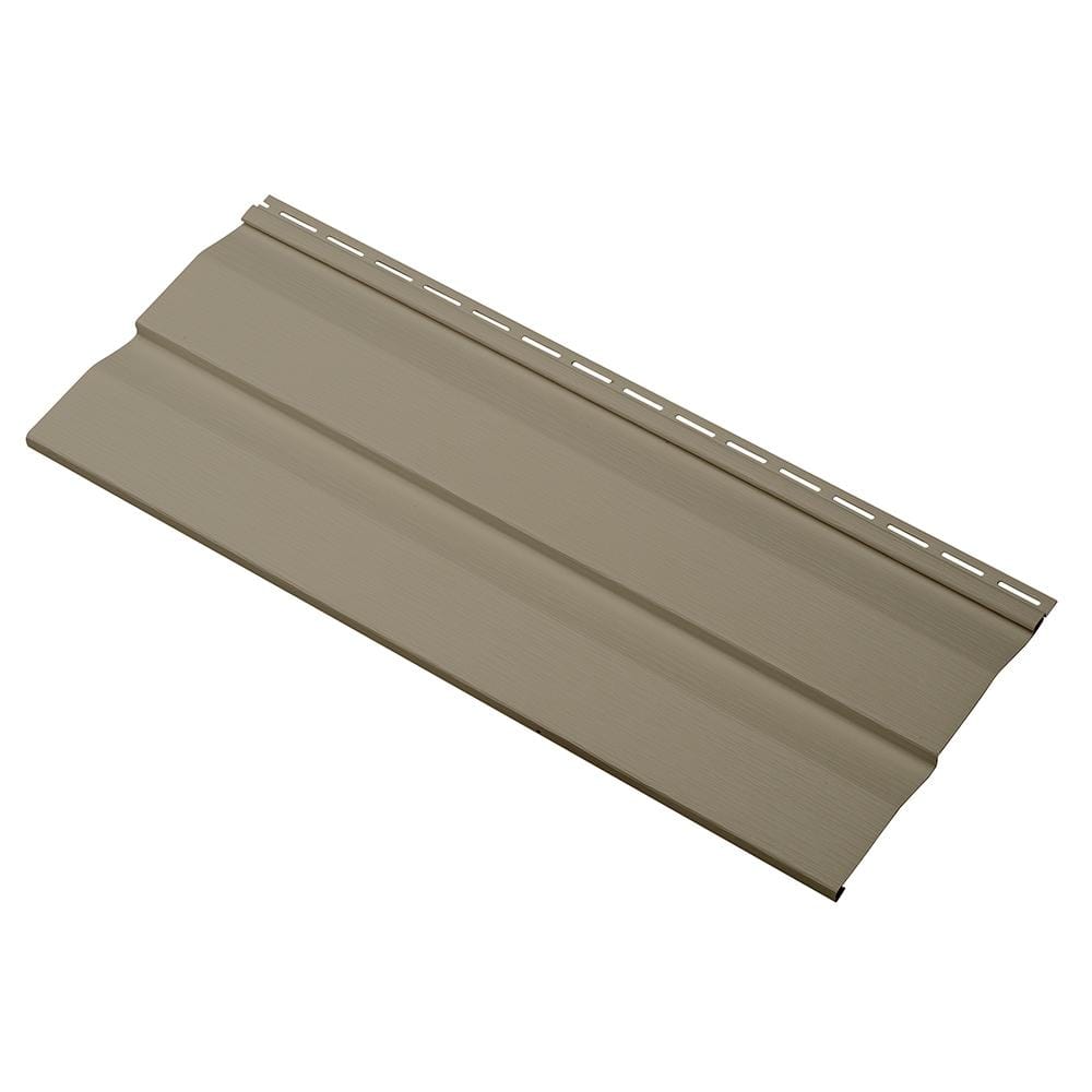Take Home Sample Transformations Double 4.5 in. x 24 in. Dutch Lap Vinyl Siding in Khaki price history on PriceWatchPro