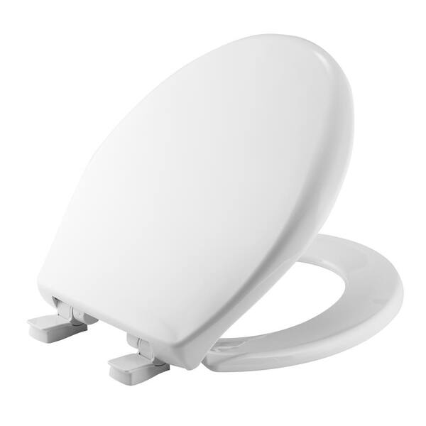 Church Affinity Round Closed Front Toilet Seat in White