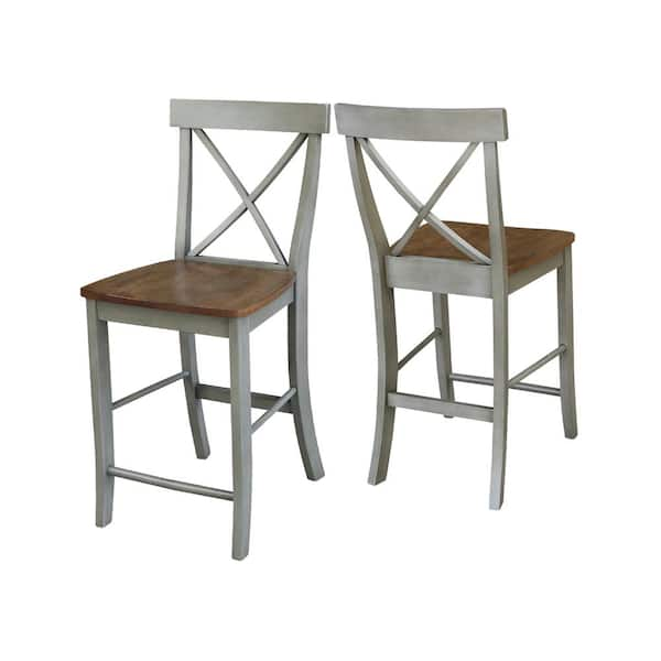 fortunata solid wood bar stool