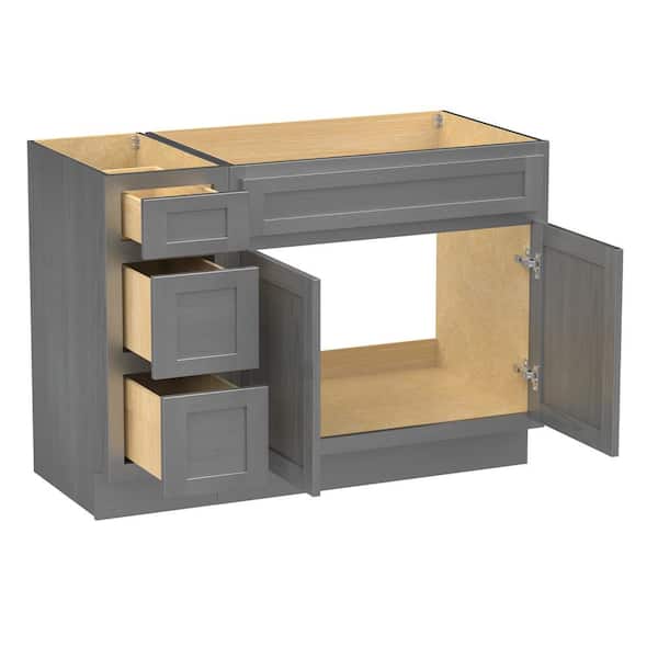 Vanity Art 51 in. W. x 21 in. D x 32.5 in. H Bath Vanity