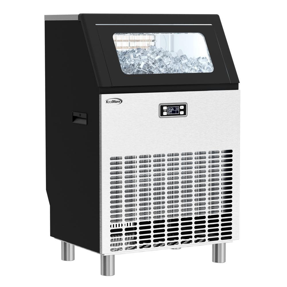 Koolmore 198 lbs. Freestanding Ice Maker in Black