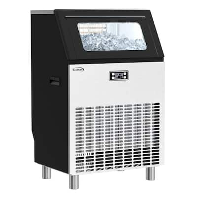 Cooler Depot Freestanding Commercial Nugget Ice Maker in Stainless Steel  DXXSK-269 - The Home Depot