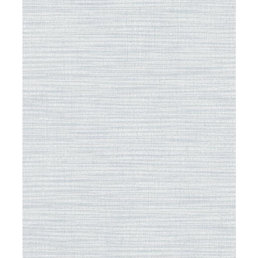 Zora Light Blue Linen Texture Strippable Wallpaper (Covers 57.8 sq. ft.)