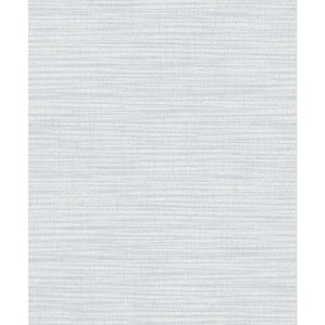 Zora Light Blue Linen Texture Strippable Wallpaper (Covers 57.8 sq. ft.)