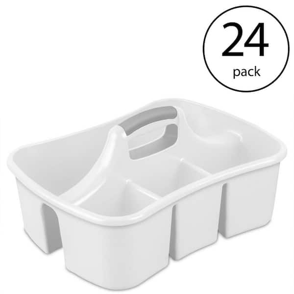 haundry Deluxe Plastic Cleaning Caddy, Stackable Carry Caddy Tote