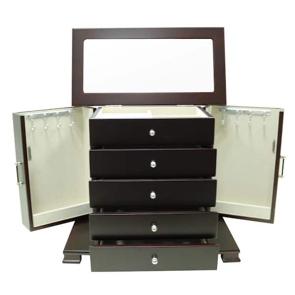 Stylish Java Jewelry Box AR3686J - The Home Depot