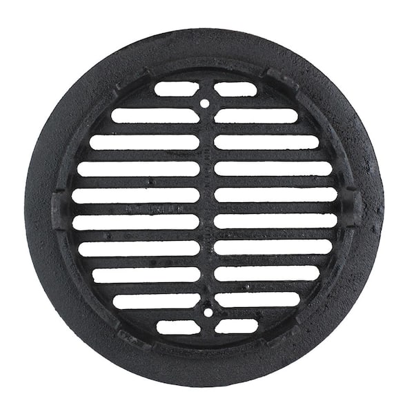 JONES STEPHENS 6 in. x 6 in. Cast Iron Cesspool Grate Drain D59-156 - The  Home Depot