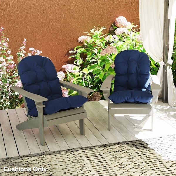 Outsunny Outdoor Adirondack Chair Cushions Set of 2 Pieces