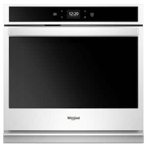 30 in. Single Electric Wall Oven with Touchscreen in White