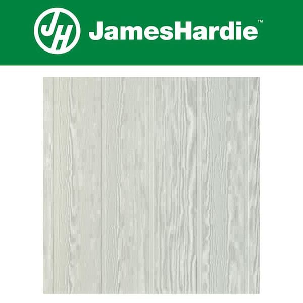 James Hardie Hardie Panel HZ5 48 in. x 96 in. Primed Sierra 8 Fiber Cement Panel Siding