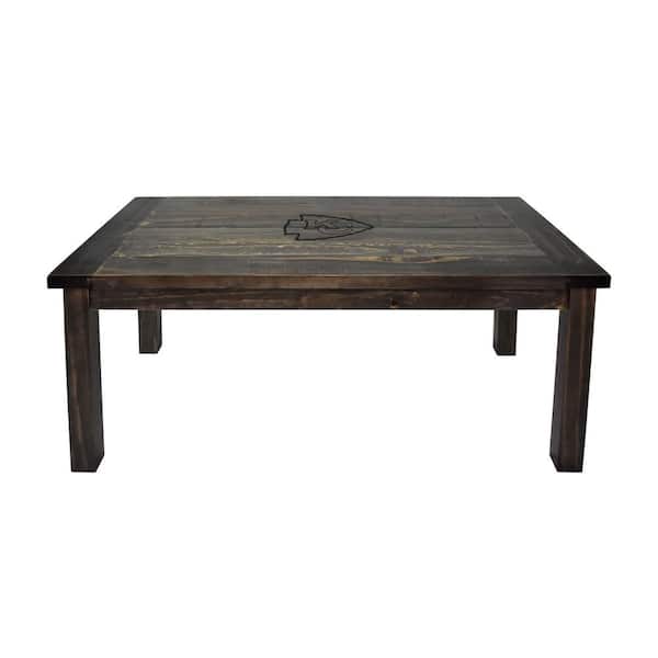 IMPERIAL Chiefs 44 in. L Brown Pine 22 in. H Rectangle Wood Finished Reclaimed Coffee Table