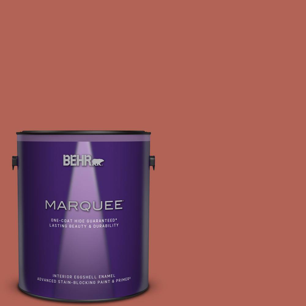 1 gal. #QE-04 Chimayo Red Eggshell Enamel Interior Paint & Primer