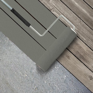 1 gal. #N380-5 Naturalist Gray Textured Low-Lustre Enamel Interior/Exterior Porch and Patio Anti-Slip Floor Paint
