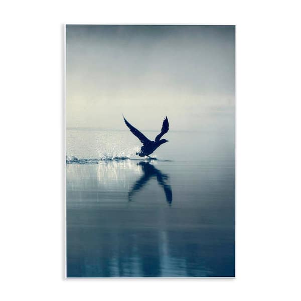 Stupell Industries Splashing Bird on Water by Incado Unframed Animal Graphic Art Print 15 in. x 10 in.