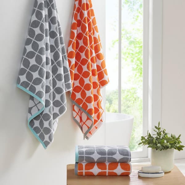 Cotton Highly Absorbent 6-Piece Jacquard Chevron Towel Set - The Homeland  Store