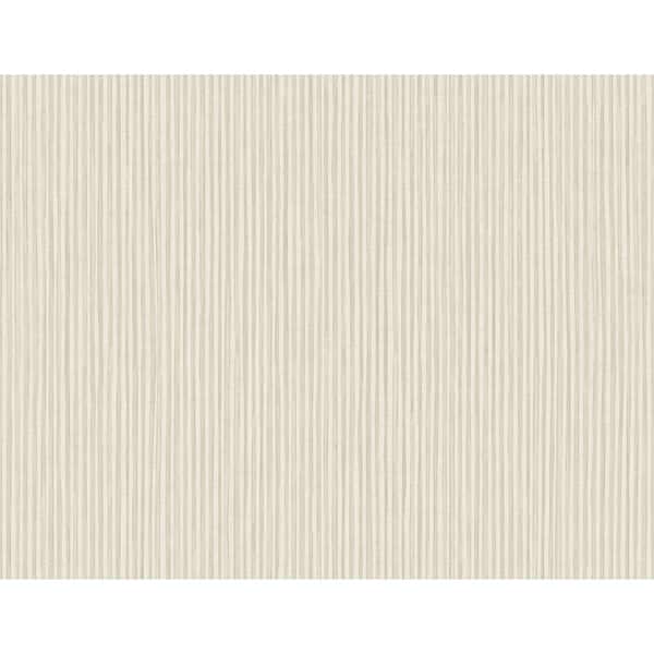 CASA MIA Strie Velvet Imitation Beige Non-Woven Non-Pasted Strippable Wallpaper Roll (Cover 60.75 sq. ft.)