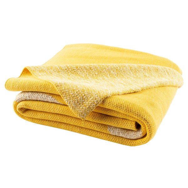 SAFAVIEH Tater Yellow Throw