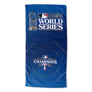 MLB 2023 WSP Manifest Rangers Printed Beach Towel