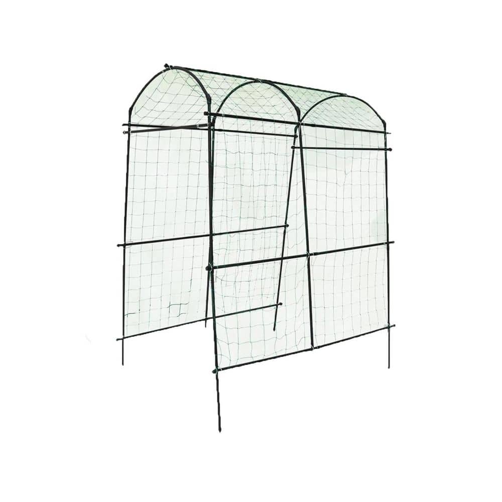 Oyezvary 84 in. H Polyethylene-Coated Stainless Steel Garden