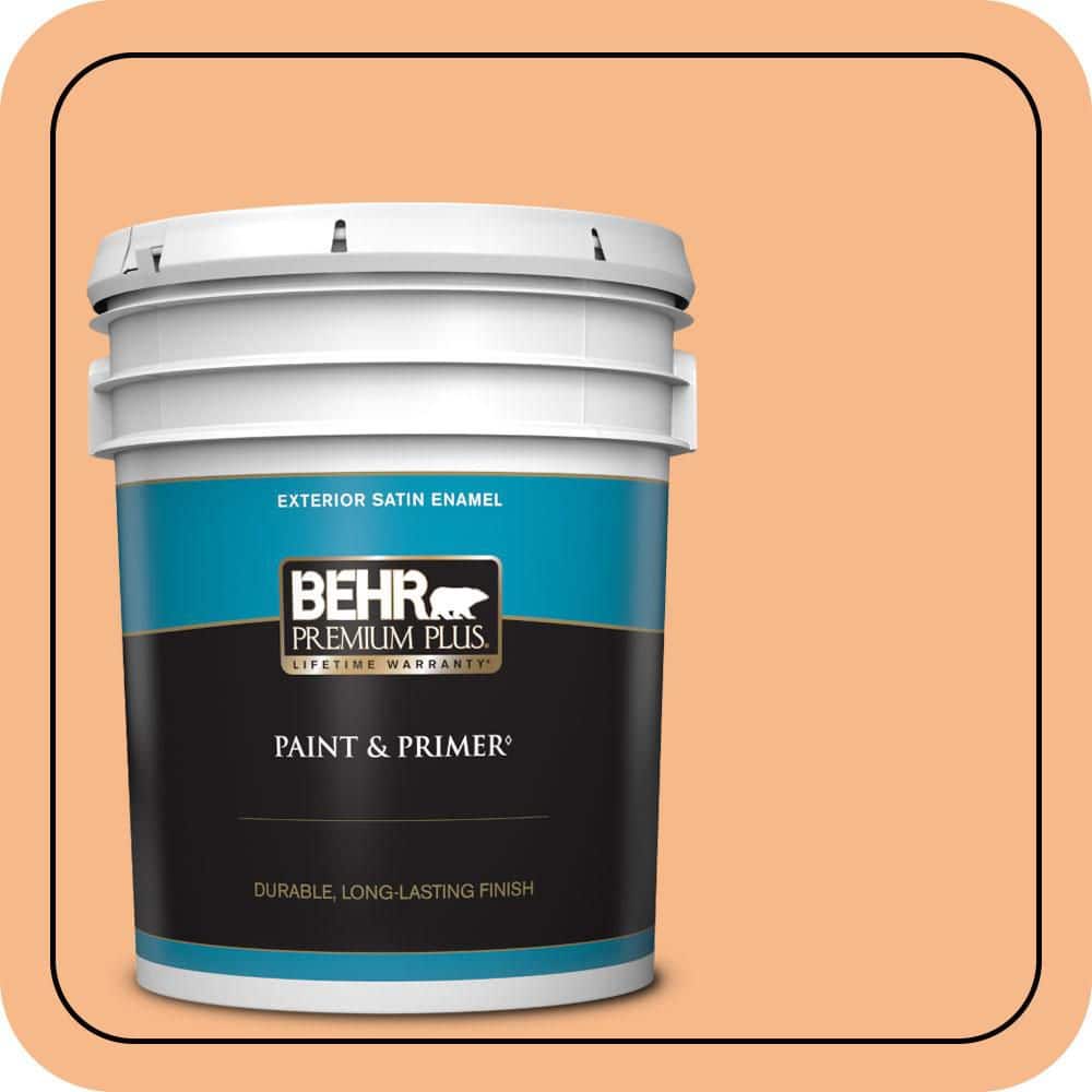 5 gal. #260C-3 Fresh Peaches Satin Enamel Exterior Paint & Primer price history on PriceWatchPro