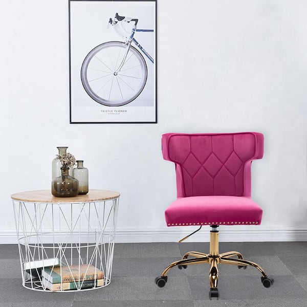 Unbranded Modern leisure office chair, Fuchsia Red