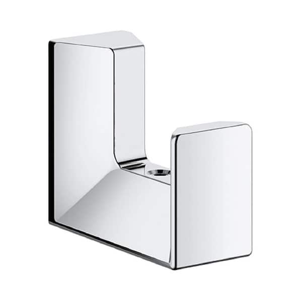 GROHE Selection Cube Wall-Mount Robe Hook in StarLight Chrome