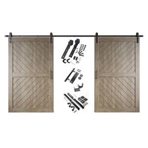 HOMACER XT4 42 in. x 84 in. C-Panel Ebony Slanted Stripe
