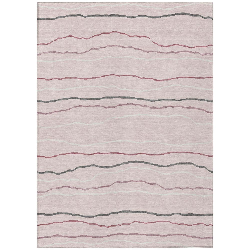 Chantille Machine Washable Indoor/Outdoor Abstract ACN2974 Pink 10 ft. x 14 ft. Area Rug price history on PriceWatchPro