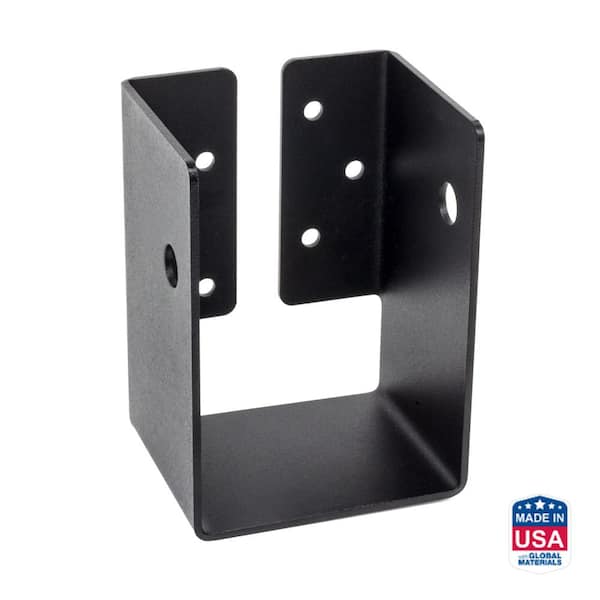 Simpson Strong-Tie Outdoor Accents ZMAX, Black Concealed-Flange Heavy Joist Hanger for 4x6 Nominal Lumber
