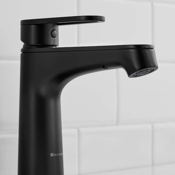 Kendrick Single Hole Single-Handle Bathroom Faucet in Matte Black