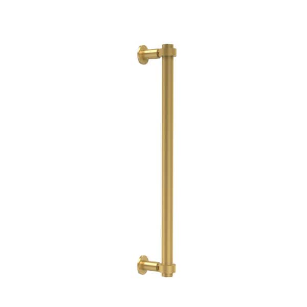 Allied Brass Contemporary 18 in. Back to Back Shower Door Pull in Unlacquered Brass