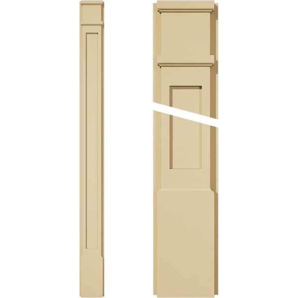 Ekena Millwork 2 in. D x 6 in. W x 72 in. L Primed Polyurethane Pilaster 1-Pack