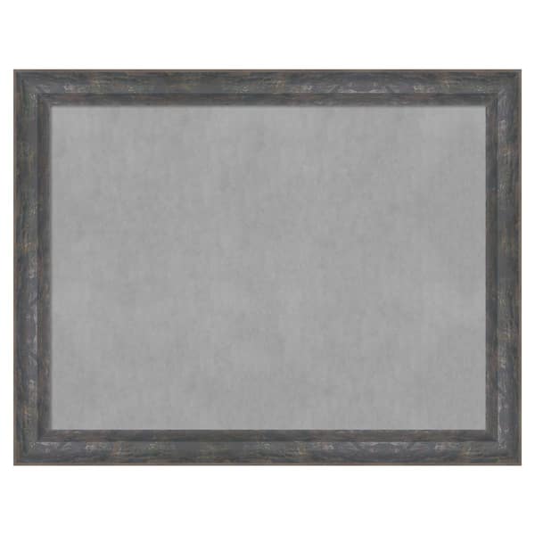 Amanti Art Angled Metallic Rainbow 27 in. x 21 in. Framed Magnetic Board