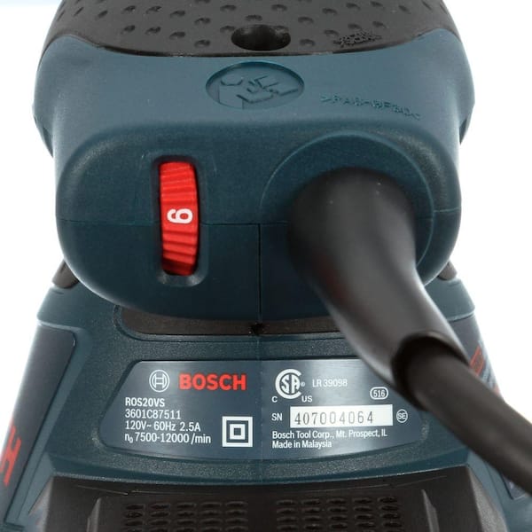 Bosch - 2.5 Amp 5 in. Corded Variable Speed Random Orbital Sander/Polisher Kit with Hard Carrying Case