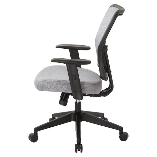 Office Star Products Deluxe 2 to 1 Steel Fabric Mechanical Height  Adjustable Arms Chair 213-J99N1W - The Home Depot