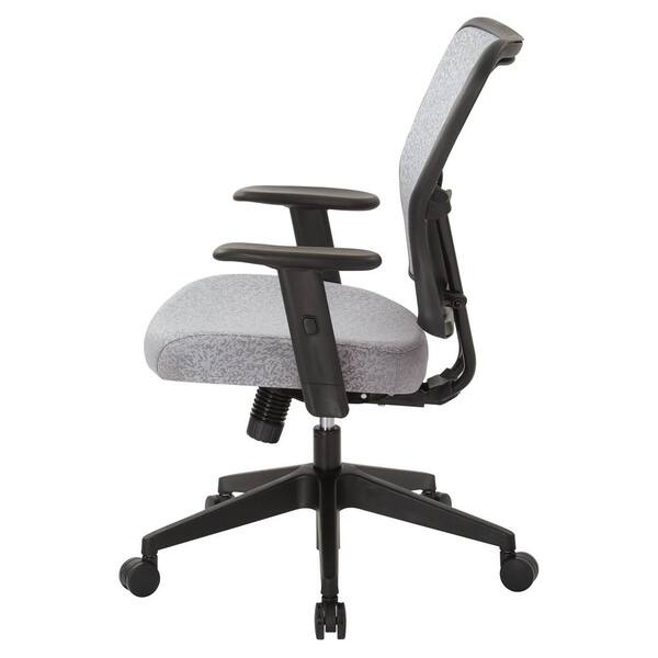 Office Star Products Deluxe 2 to 1 Steel Fabric Mechanical Height  Adjustable Arms Chair 213-J99N1W - The Home Depot