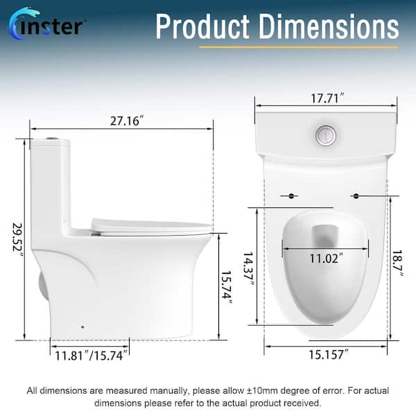 とと Vespin® II Two-Piece Toilet, Elongated Bowl - 1.28 GPF